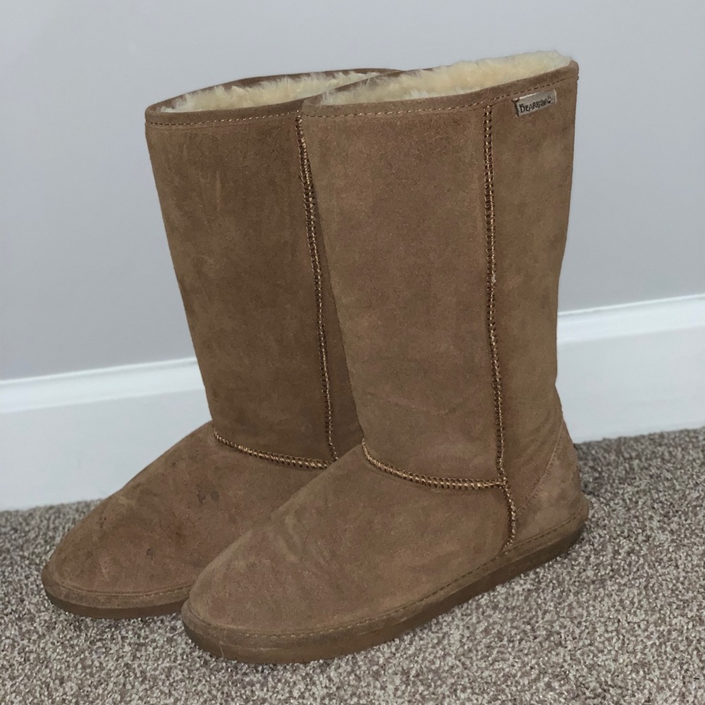 Bear paw light tan tall boots